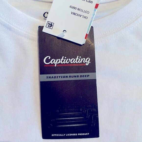 Captivating Women’s OU Oklahoma University Cotton Licensed T-Shirt Size Large - Picture 7 of 9